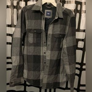 Gap Lite Plaid Jacket Sz M